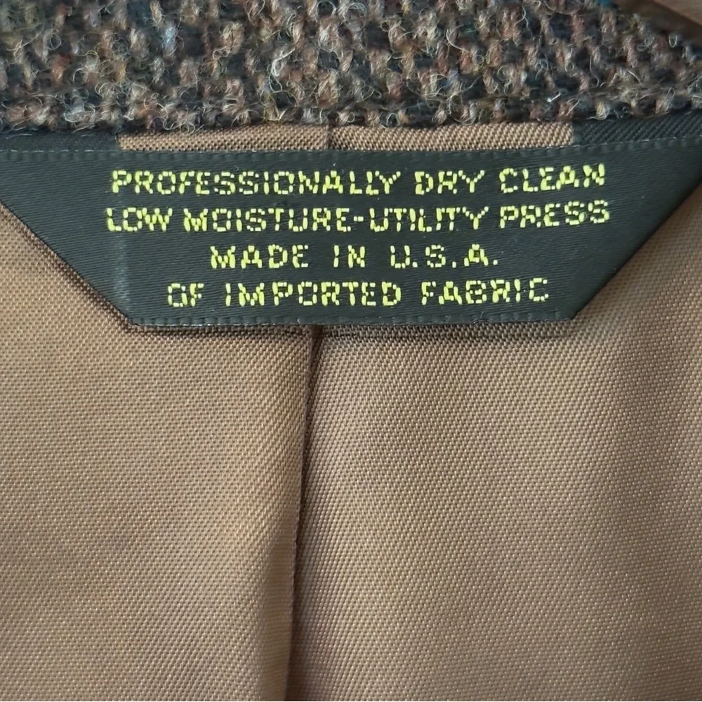 Vintage Jonathan Carroll Harris Tweed Jacket